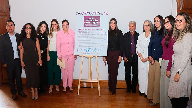 Michoacán activa estrategia para proteger a niñas y adolescentes frente al embarazo infantil 