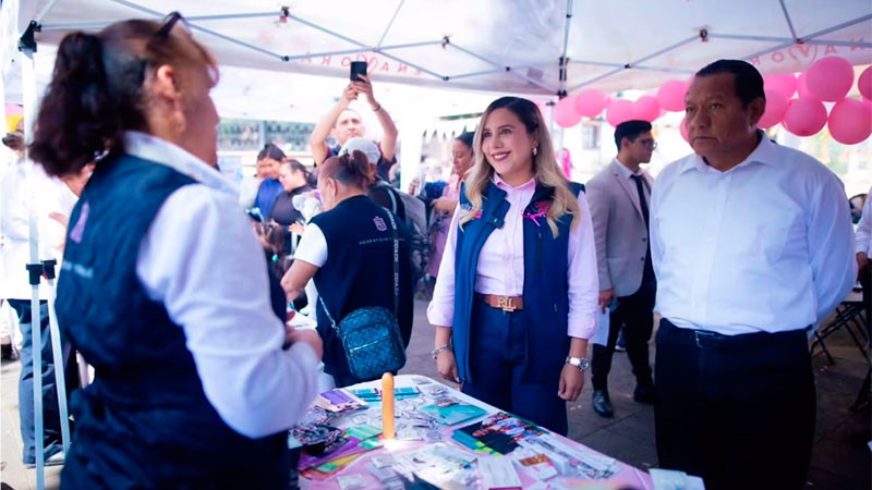  Inaugura Dayana Pérez Mendoza Feria de la Salud y arranca campaña de vacunación invernal en Salvador Escalante 