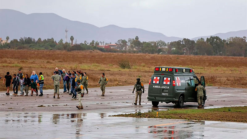 Aumenta a ocho la cifra de fallecidos por los efectos de Rachel en Baja California 