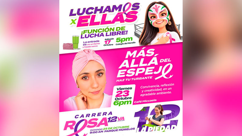 Adriana Hernández impulsa agenda del Mes Rosa para fortalecer la prevención del cáncer de mama 