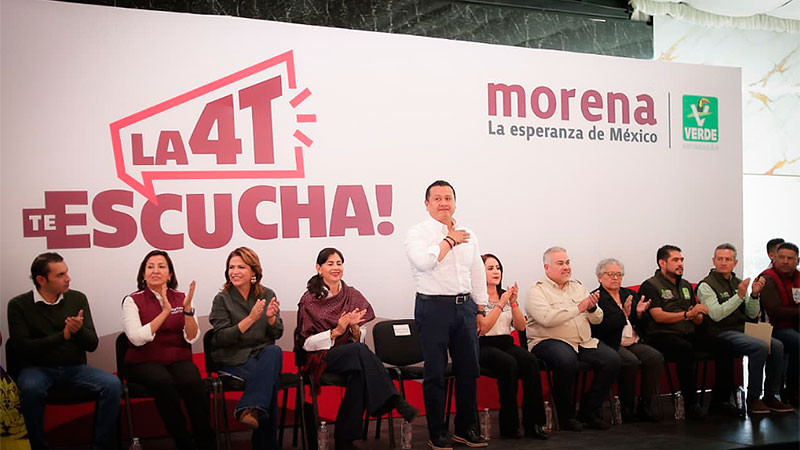 Desde Uruapan, la 4T fortalece unidad y defensa de la soberanía: Torres Piña 