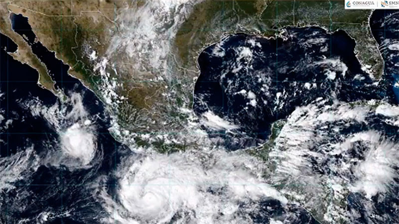 Huracán "Trudy" amenaza con intensificarse y acercarse a las costas del Pacífico mexicano 