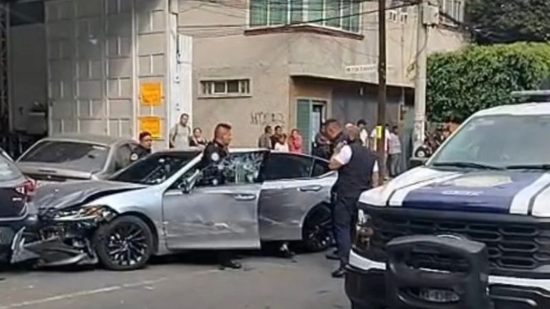 Ataque con arma de fuego en contra de un automovilista deja dos lesionados en CDMX 