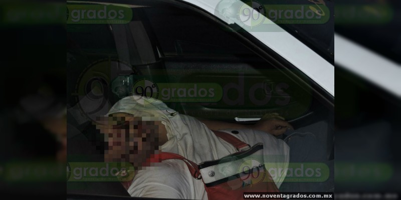 Muere taxista en choque en Apatzingán, Michoacán - Foto 1 