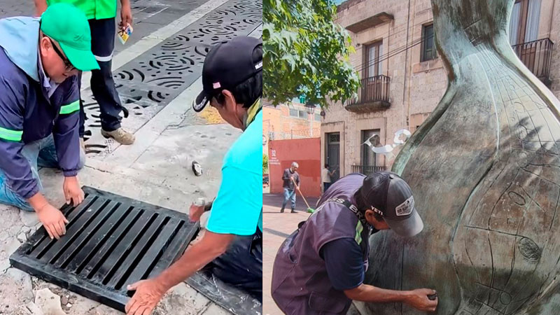 Gobierno de Morelia protege el patrimonio cultural y promueve una movilidad segura en el Centro Histórico 