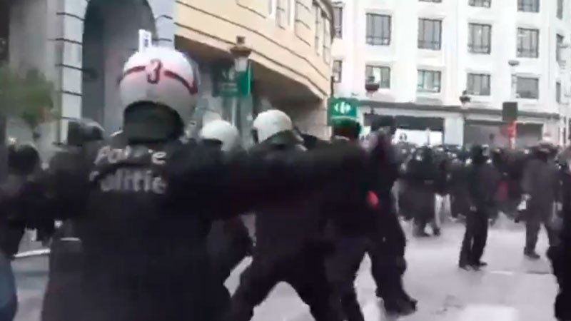 Francia autoriza uso de granadas aturdidoras durante manifestaciones estudiantiles 