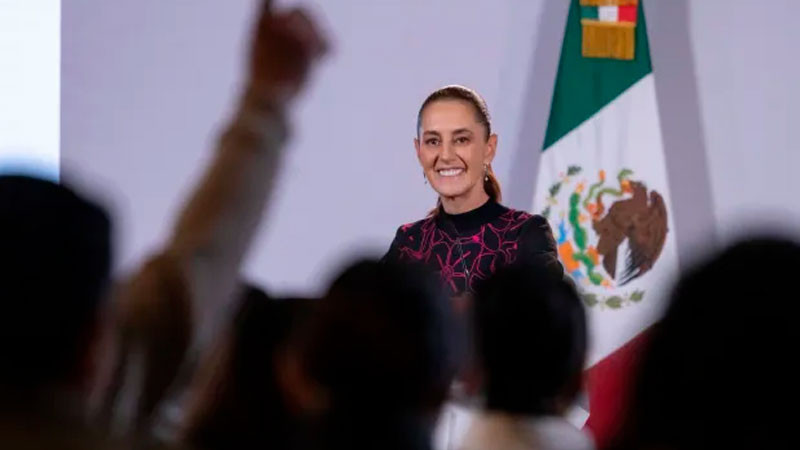 Sheinbaum llama a tomar precauciones ante presencia del huracán 'Trudy'  