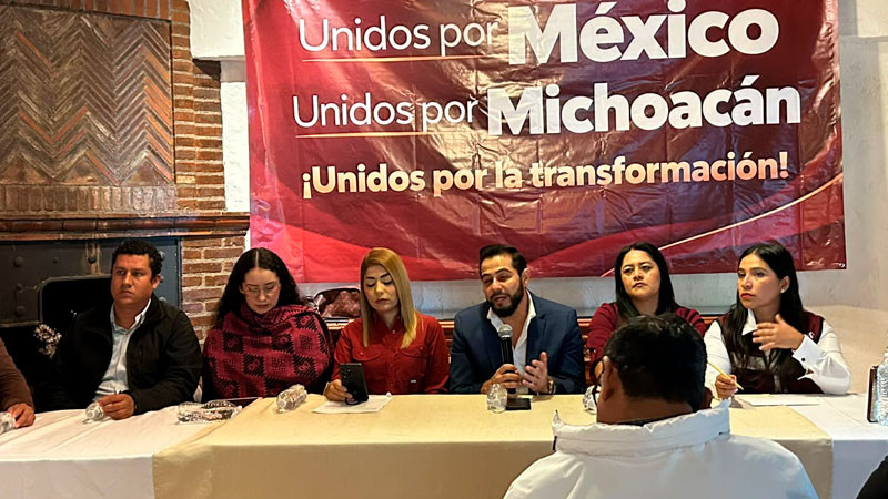 Dirigentes de Morena se suman a Carlos Torres Piña y llaman a la transformación en Michoacán 
