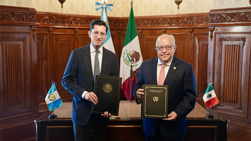 México y Guatemala refuerzan seguridad fronteriza y acuerdan impulsar conexión ferroviaria 