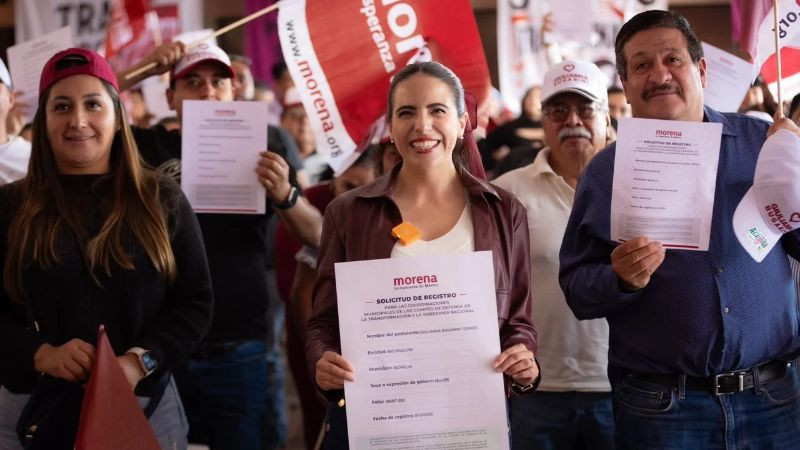 Giulianna Bugarini y liderazgos territoriales acuerdan caminar juntos por la transformación de Morelia 
