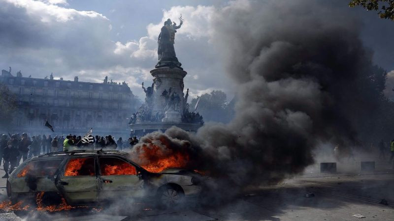 Disturbios en Francia dejan mil 200 detenidos y 150 policías heridos 
