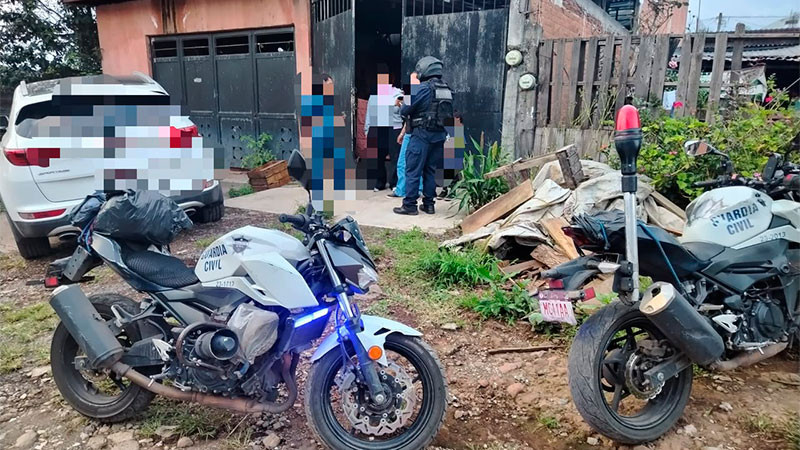 En Uruapan, Michoacán: Rescata la Guardia Civil a adolescente víctima de secuestro virtual  