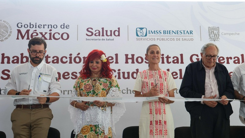 Renuevan hospital en Campeche y anuncian digitalización médica 