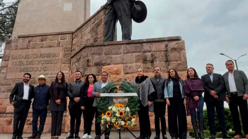 PRD Michoacán reivindica legado de Cárdenas y llama a recuperar la grandeza del estado 