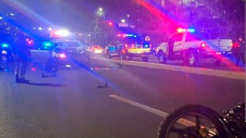 Muere motociclista en accidente en Morelia, Michoacán; suman 28 motoristas muertos en accidentes en esta ciudad 