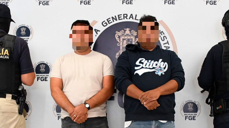 Detienen a dos hombres por su presunta responsabilidad en secuestro exprés en Morelia, Michoacán 