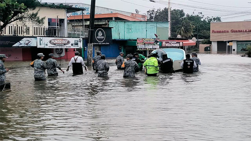 Lluvias y fuertes vientos dejan cuatro mujeres sin vida tras derrumbe en Veracruz 