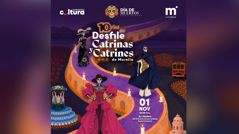 Aún abierta, convocatoria para Desfile de Catrinas y Catrines de Morelia 