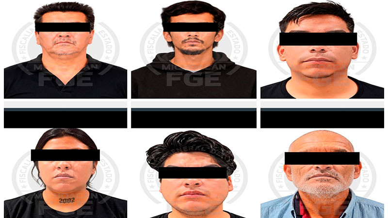 Por secuestro, extorsión y robo, vinculan a proceso a seis personas en Michoacán 