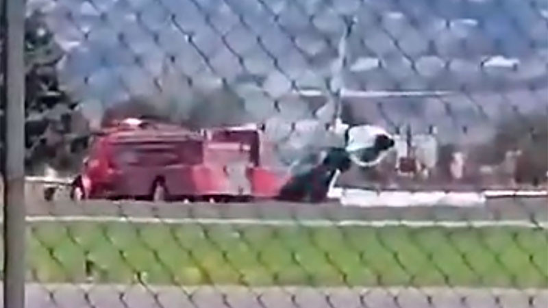 Falla eléctrica obliga a avión ejecutivo a realizar aterrizaje de emergencia en Toluca 