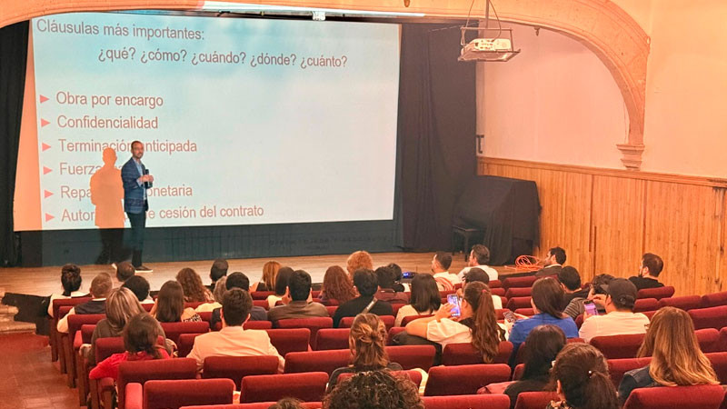 Impulsan la certeza legal del sector audiovisual michoacano en el marco del FICM 