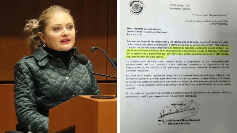 Claudia Anaya acusa a Morena de buscar privilegios en el aeropuerto  