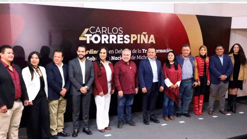 Torres Piña suma diez liderazgos de cuatro organizaciones en Michoacán 