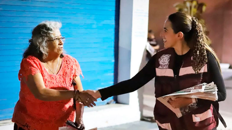 Morelia se conoce recorriendo sus colonias y escuchando a su gente: Giulianna Bugarini 