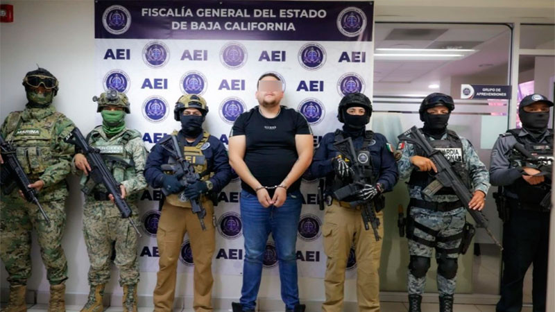Detienen a presunto líder de grupo delictivo de Jalisco por homicidio de agente estatal en Baja California 