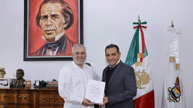 Nombra Bedolla a José Luis Tapia como nuevo secretario de Finanzas 