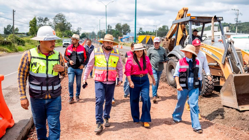 Sedum supervisa avance de los carriles confinados y estaciones del Morebús 
