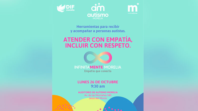 DIF Morelia invita a negocios a capacitarse para brindar atención incluyente a personas autistas 