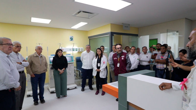 Concluye IMSS Michoacán Unidad de Hemodiálisis  del HGSZ No. 7 en La Piedad 