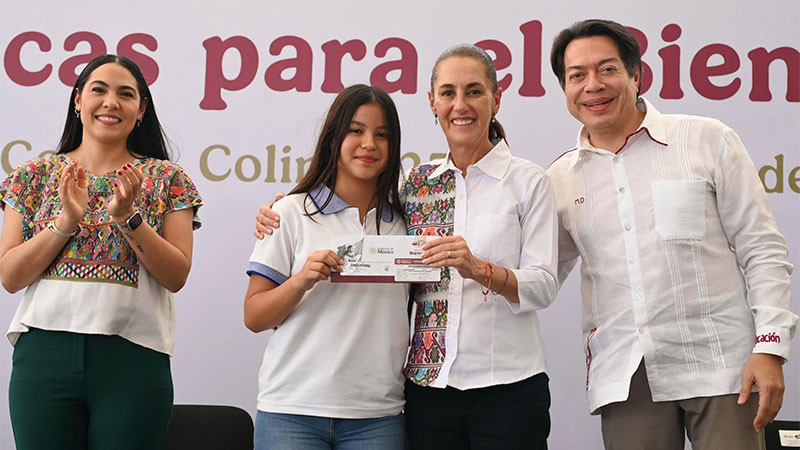 Becas para el Bienestar permiten que 400 mil jóvenes más ingresen a preparatoria: Sheinbaum 