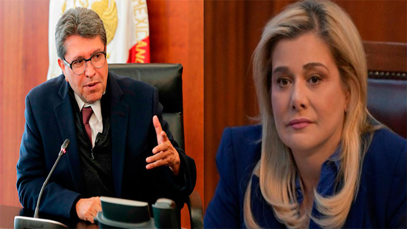 Monreal cuestiona a Maru Campos por hacer pública conversación con Sheinbaum 