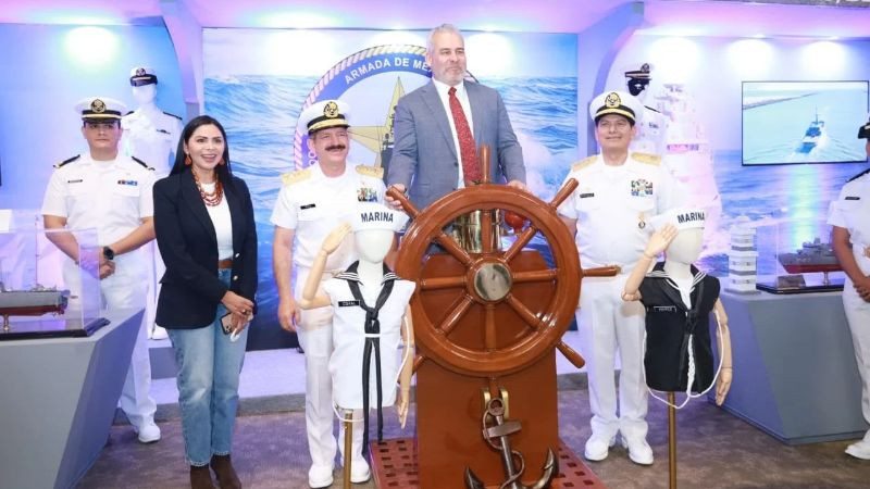 Araceli Saucedo respalda acciones de la Marina para acercar su labor a las familias michoacanas con Expomar 2026 