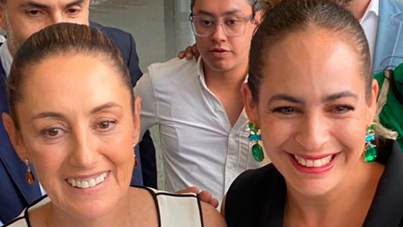 Sandra Arreola reconoce respaldo de Claudia Sheinbaum a Michoacán y destaca avances en favor de las mujeres 