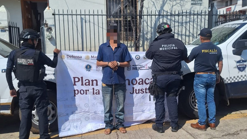 Detienen en Turicato, Michoacán a hombre con orden de aprehensión por homicidio cometido en 2021 