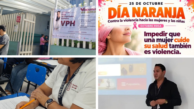 Jurisdicción Sanitaria 05 y Centro de Salud Urbano refuerzan acciones contra la violencia hacia mujeres y niñas 