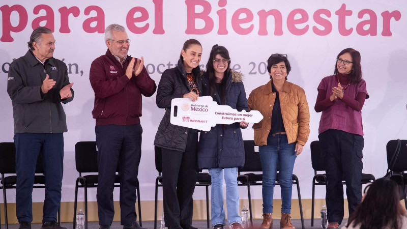 Desde los 80’s no se veía construcción de vivienda social en Michoacán: Bedolla 