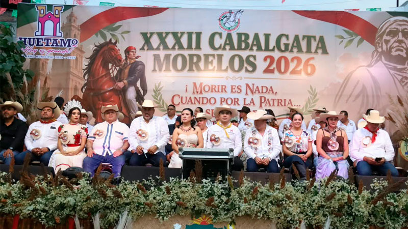 ¡Grandioso cierre de la  Cabalgata Morelos 2026 en Huetamo! 
