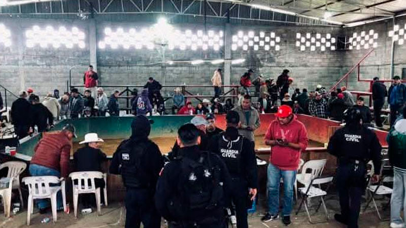 “Revientan” palenque clandestino en Lagunillas, Michoacán  