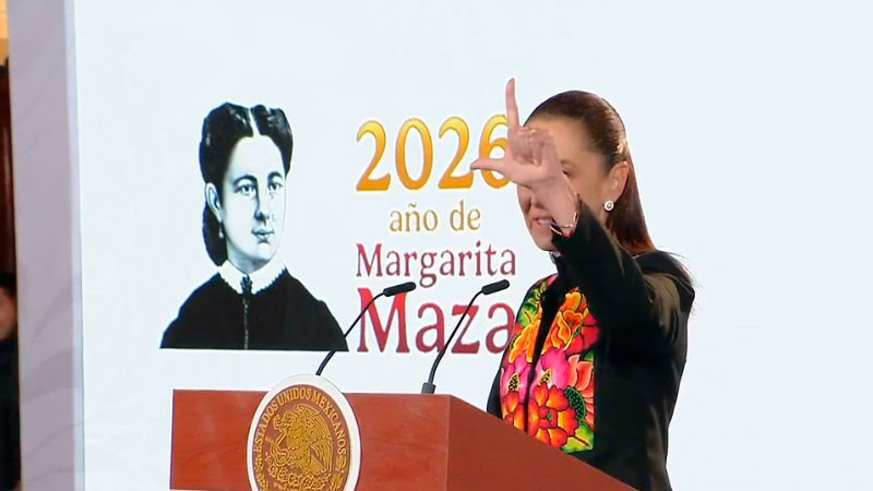 Sheinbaum muestra la "L" de Lula; reitera felicitación tras triunfo electoral 