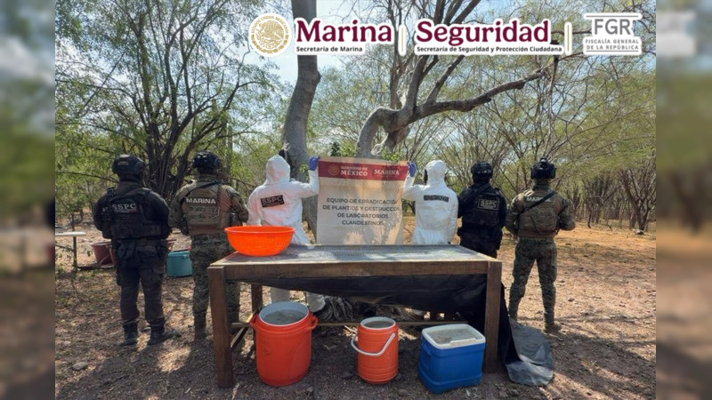 Aseguran 100 kilos de estupefaciente en laboratorio clandestino de Culiacán, Sinaloa: Golpe de casi 9 millones al crimen 
