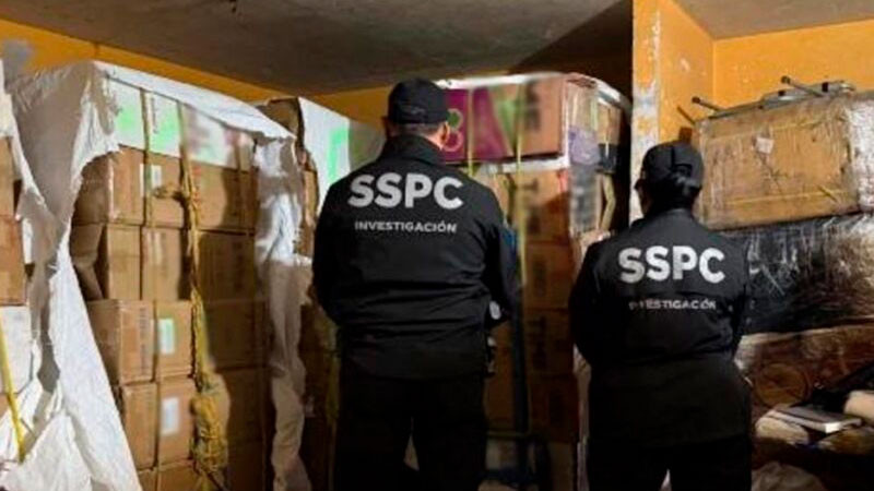 Decomisan 6 toneladas de cigarros "piratas" en Ciudad de México 