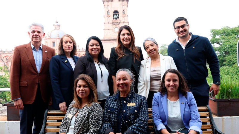 Delegación de Sacramento arriba a Morelia para agenda cultural y académica 