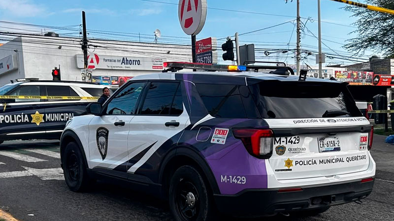 Hombre pierde la vida en avenida de La Luz, en Querétaro capital  