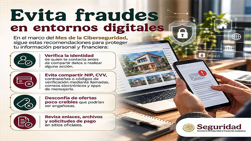 SSPC alerta sobre engaños digitales y llama a proteger datos personales y bancarios 
