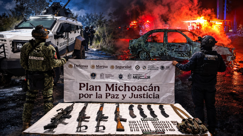 La lucha clandestina por el Oriente de Michoacán: Grupos se disputan la región entre balaceras, explosivos y armas de alto poder 