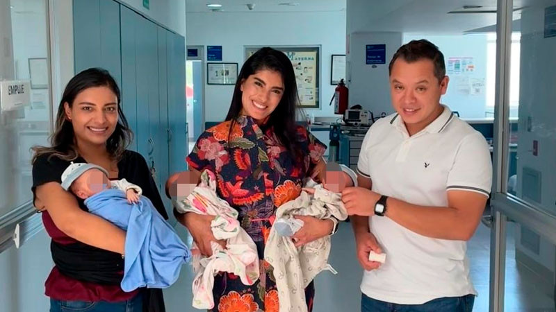 Brinda ISSSTE atención especializada a trillizos prematuros en el Hospital Regional de Morelia, Michoacán 